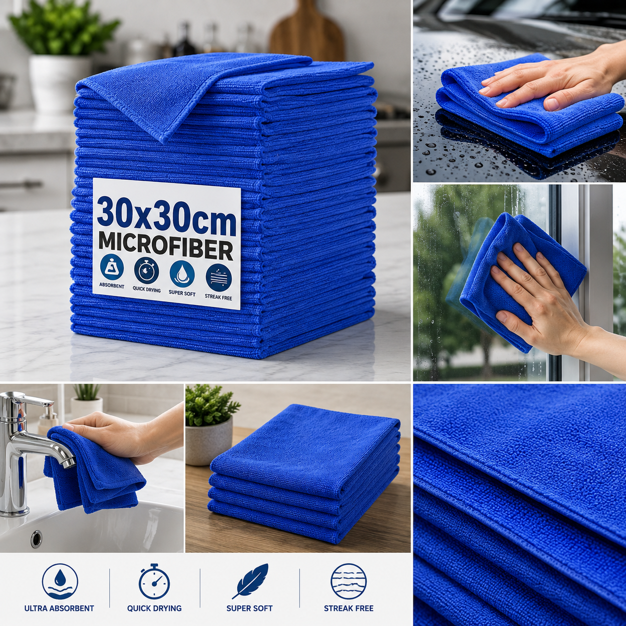 Serviette en microfibre