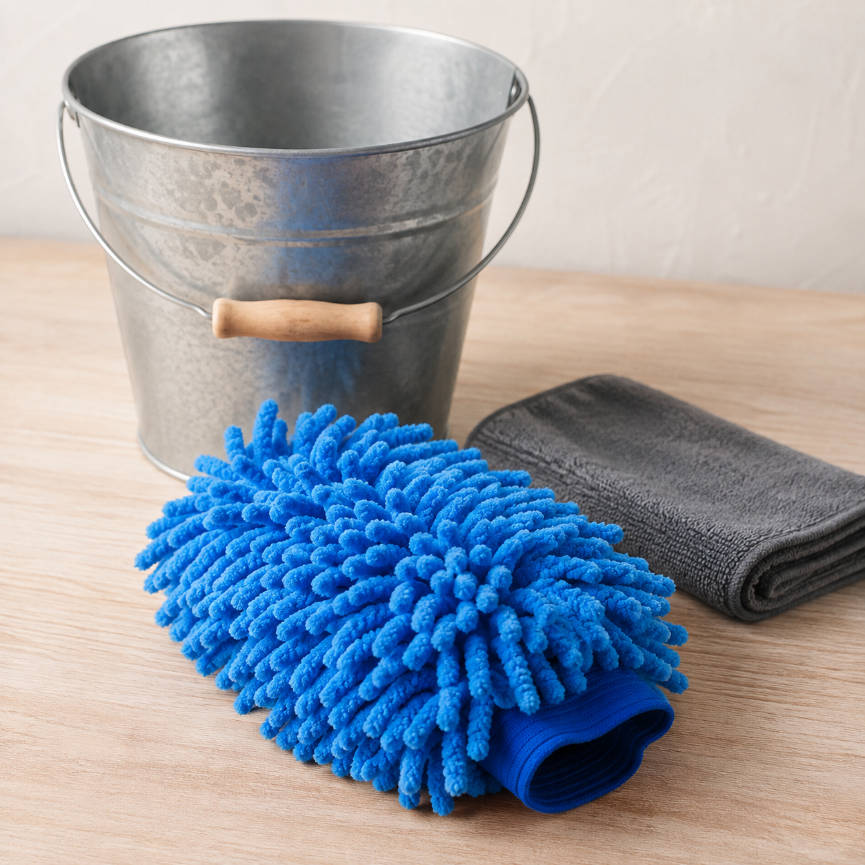 Gant de lavage de voiture en microfibre
