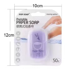 Savon en papier à dissolution rapide