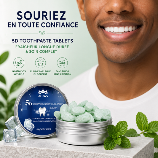 Comprimés de dentifrice a la menthe